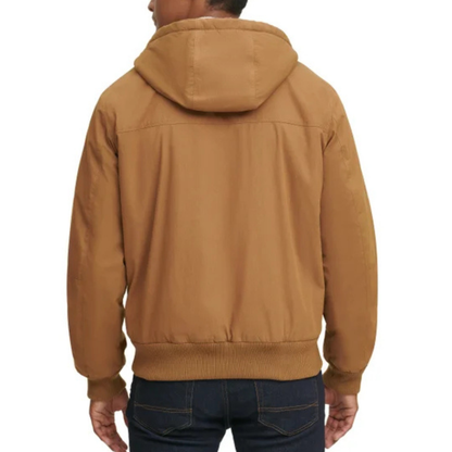 G.H. BASS & CO. - Manteau en Toile et Sherpa pour Homme-Mens-Canva-And-Sherpa-Jacket-1563304-Beige