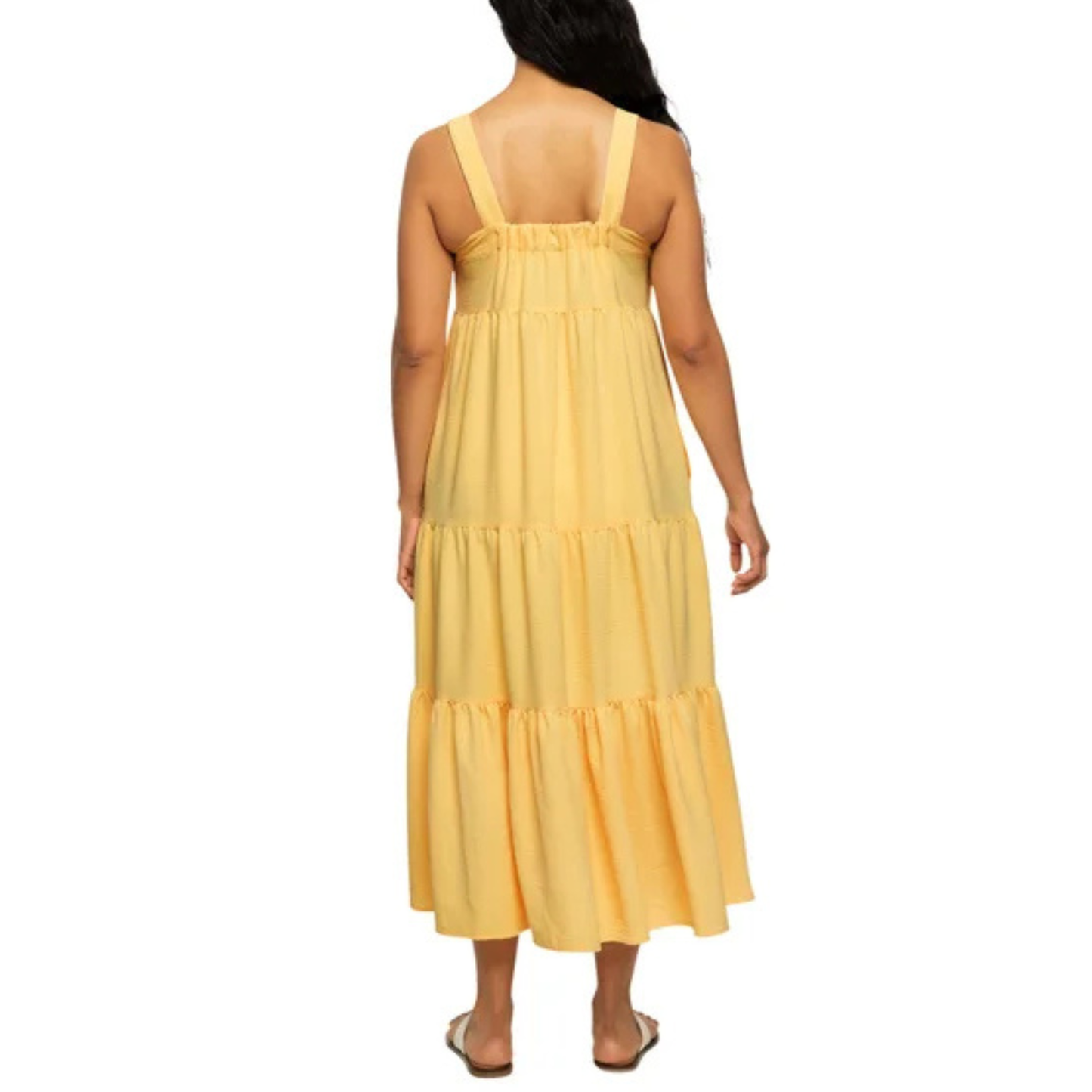 BLACK BOW - Robe Maxi pour Femme-Womens-Maxi-Dress-Jaune-Yellow-1988120-2004035