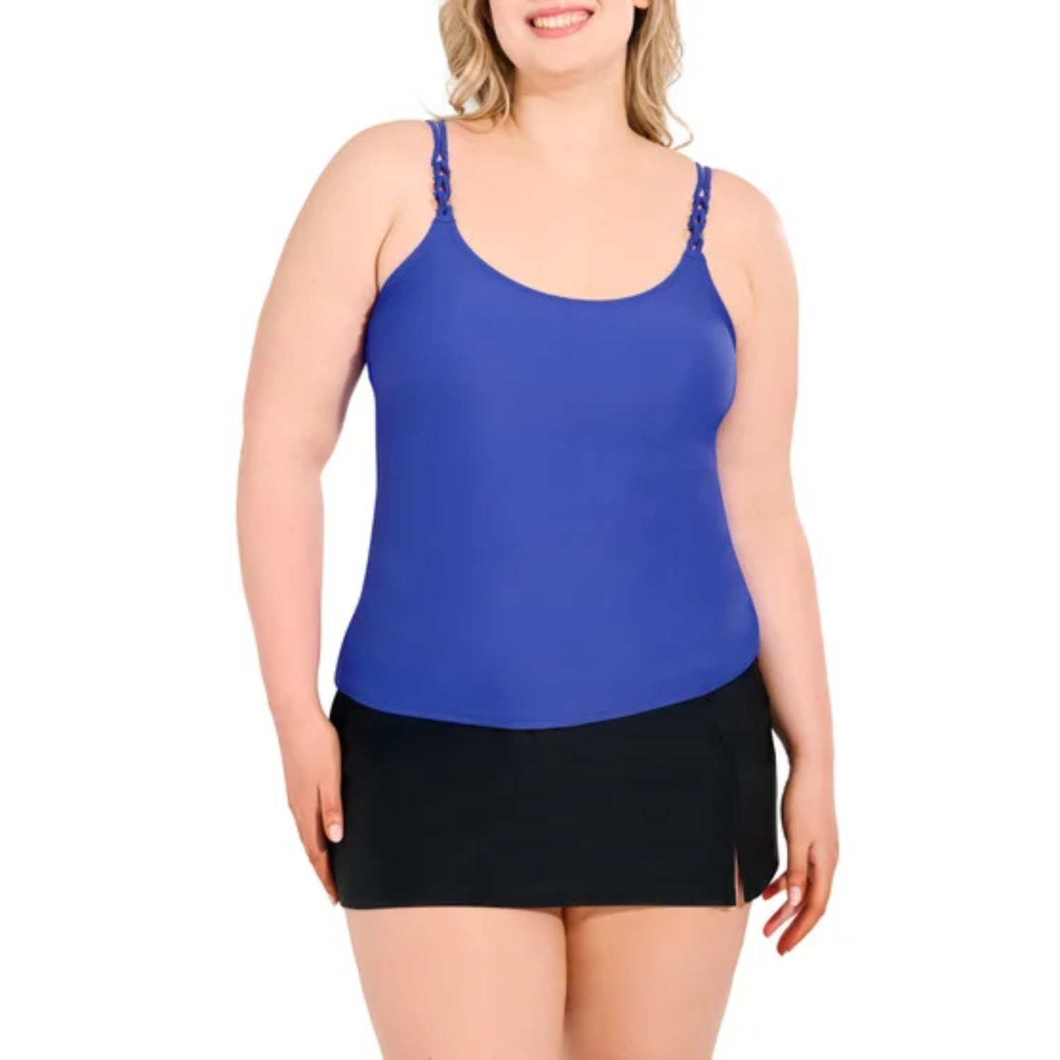 CHRISTINA - Haut de Maillot de Bain pour Femme-Womens-Tankini-Swim-Top-Bleu-Blue-1856369-1954149