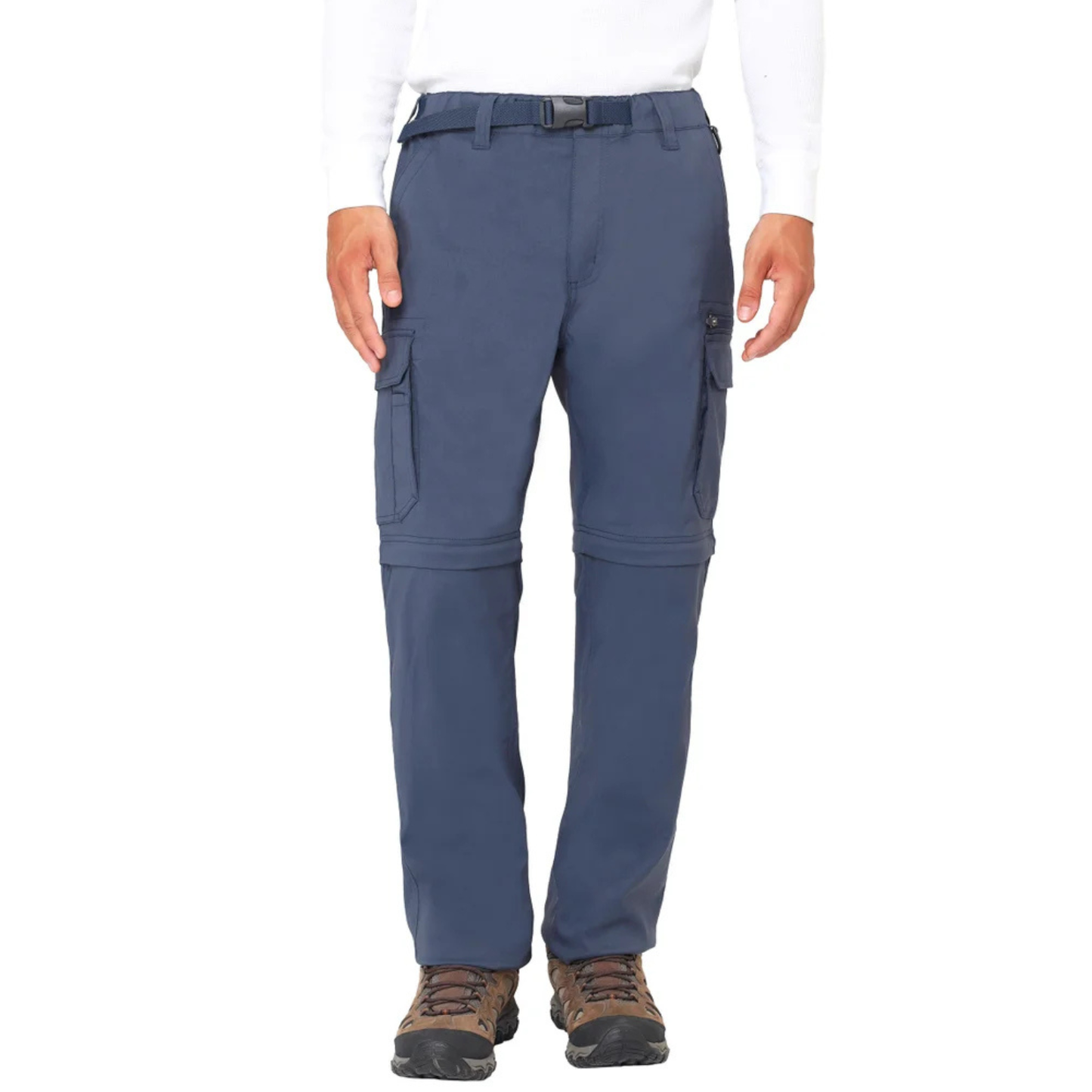 THE BC CLOTHING CO - Pantalon à Bas Amovible pour Homme-Mens-Convertible-Pant-Bleu-Blue-375620-1972239