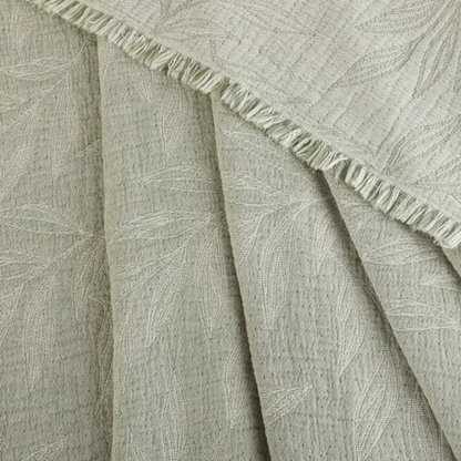 LIFE COMFORT - Jeté en Coton Réversible-reversible-cotton-throw-Vert-Green-1726023-1980954