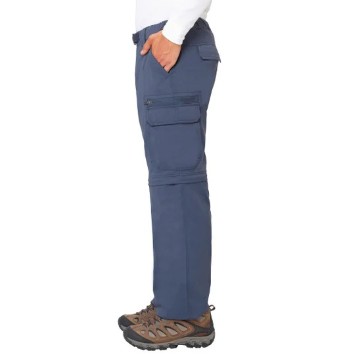 THE BC CLOTHING CO - Pantalon à Bas Amovible pour Homme-Mens-Convertible-Pant-Bleu-Blue-375620-1972239