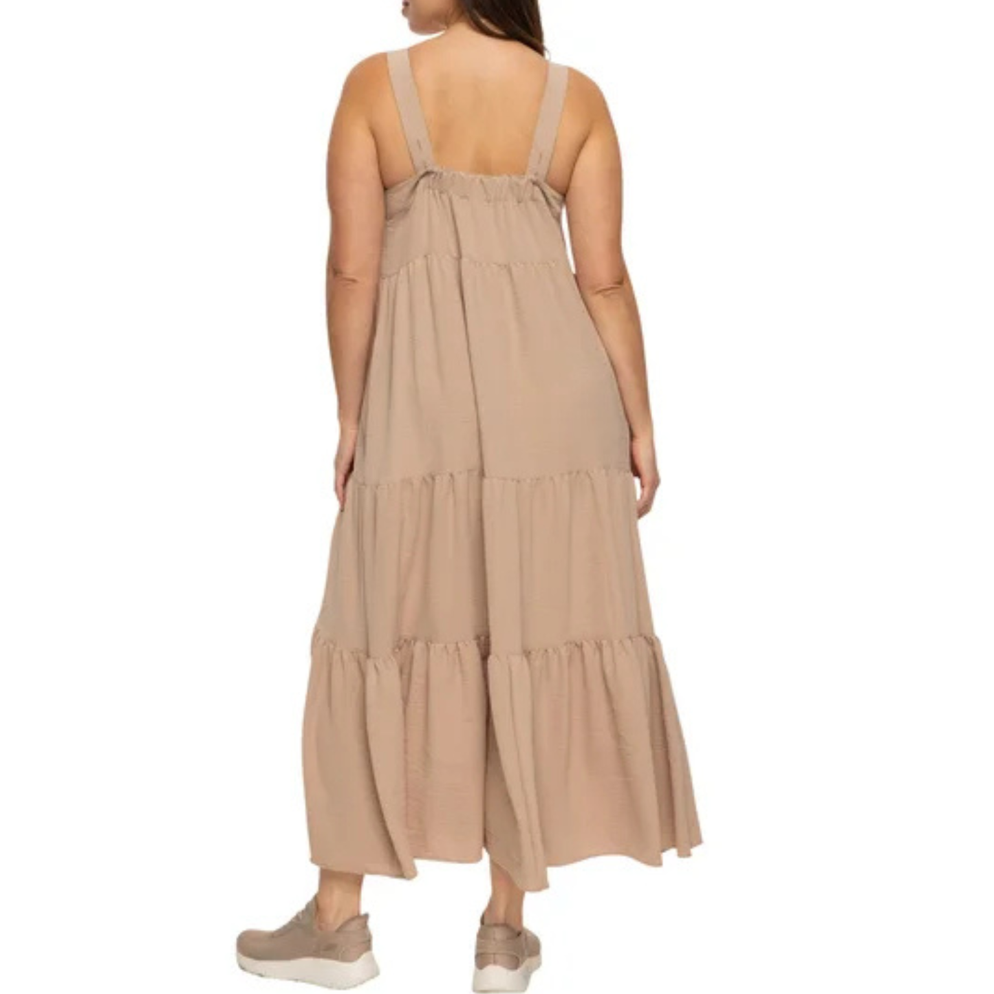 BLACK BOW - Robe Maxi pour Femme-Womens-Maxi-Dress-Beige-1988120-2004036
