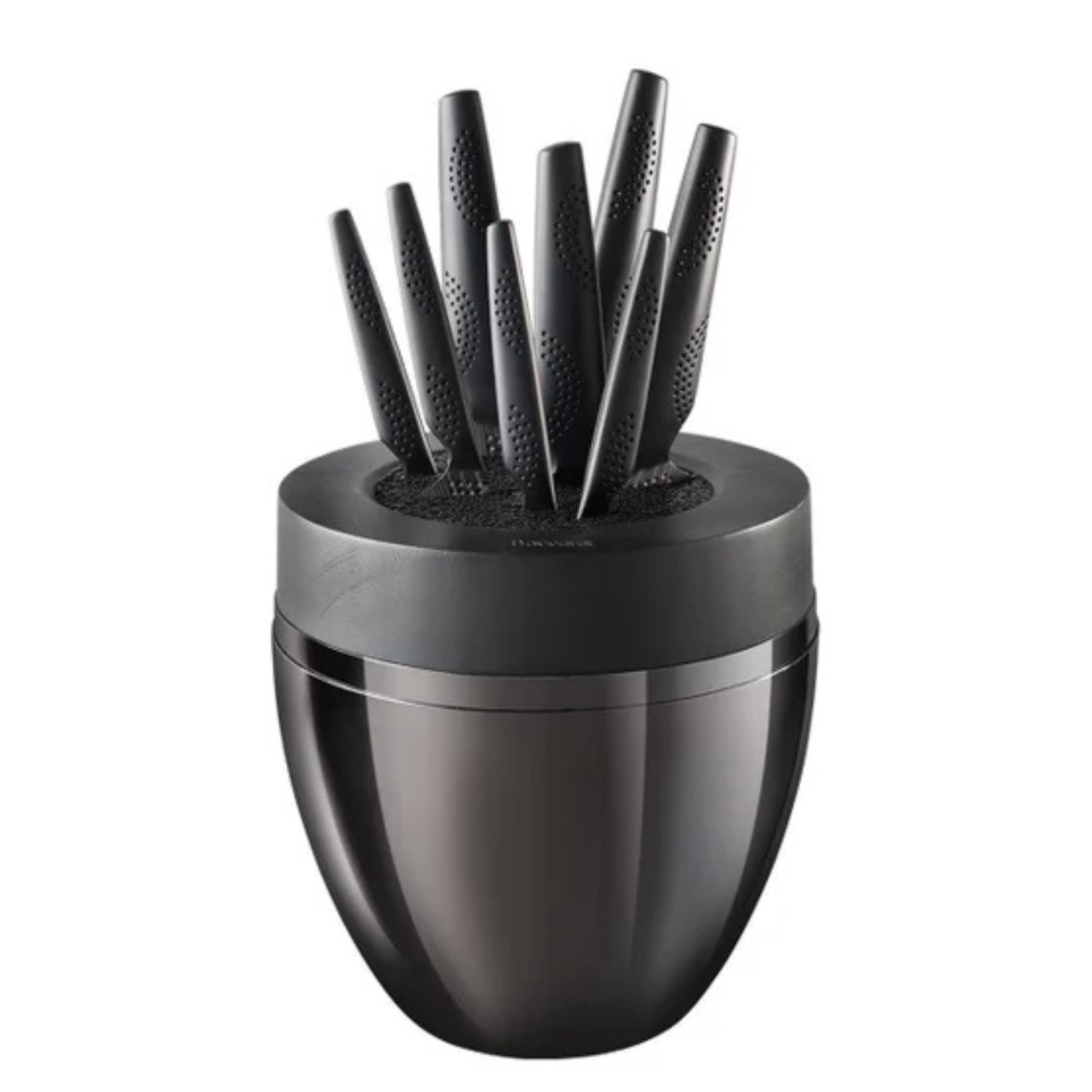 CUISINE PRO - Ensemble de 9 Couteaux et Bloc de Rangement The Egg Black Samurai-9-Piece-Knife-Block-Set-1998184