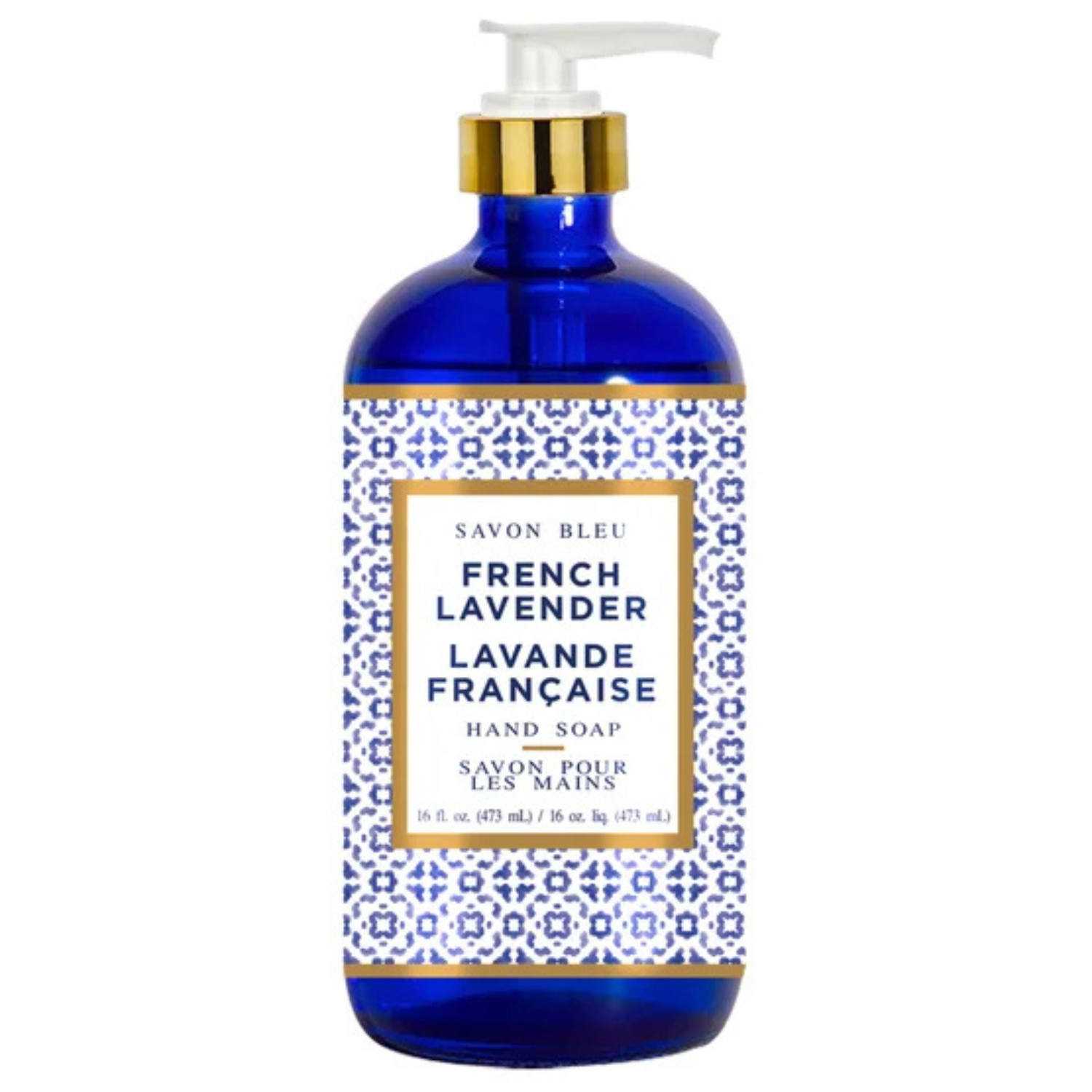 SAVON BLEU - Ensemble de 4 Bouteilles de Savons pour les Mains-Set-of-4-Hand-Soaps-in-Glass-Bottles-1994328