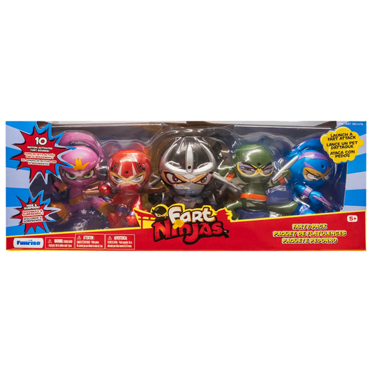 FUNRISE - Ensemble de 5 Figurines Fart Ninjas-Set-1851478