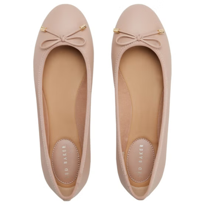 TED BAKER - Ballerine pour Femme-Womens-Ballerina-Flat-Beige-Rose-Pink-1979815-1971596