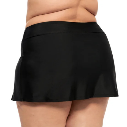 CHRISTINA - Jupe-Culotte de Maillot de Bain pour Femme-Womens-High-Waist-Skirted-Swim-Bottom-Noir-Black-1856372-1955932