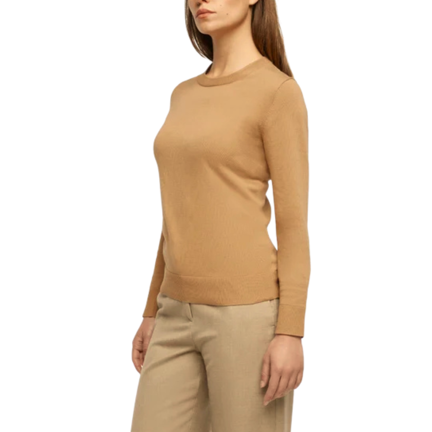 BANANA REPUBLIC - Chandail à Col Rond pour Femme-womens-crewneck-sweater-Beige-1904480-1780781