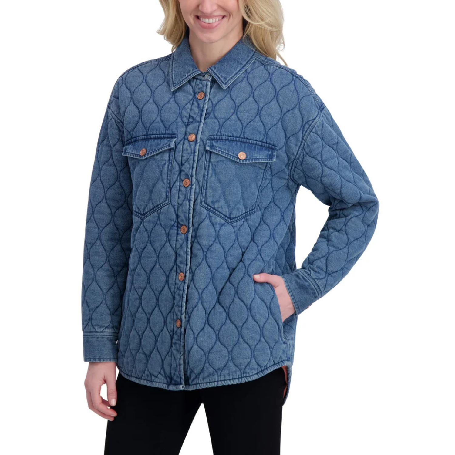PEPE JEANS - Veste-Chemise en Denim pour Femme-Womens-Denim-Shirt-Jacket-Bleu-Blue-1922970-1927355