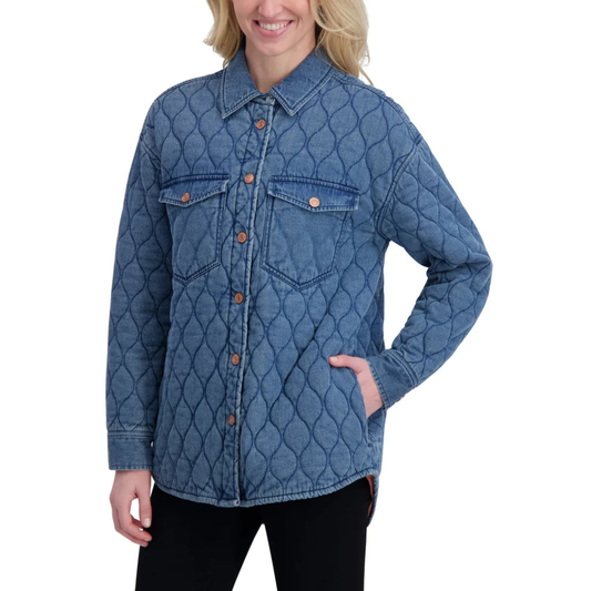 PEPE JEANS - Veste-Chemise en Denim pour Femme-Womens-Denim-Shirt-Jacket-Bleu-Blue-1922970-1927355