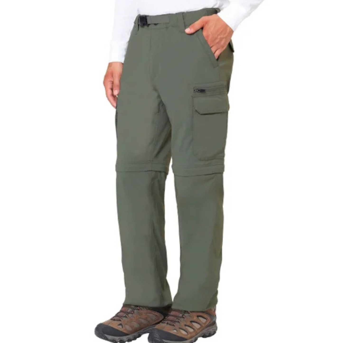 THE BC CLOTHING CO - Pantalon à Bas Amovible pour Homme-Mens-Convertible-Pant-Vert-Green-375620-1972240