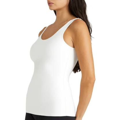 FRANK AND OAK - Paquet de 2 Camisoles Galbantes pour Femme-Womens-Smoothing-Contour-Tank-2-Pack-Noir-Blanc-Black-White-3966509-1963791