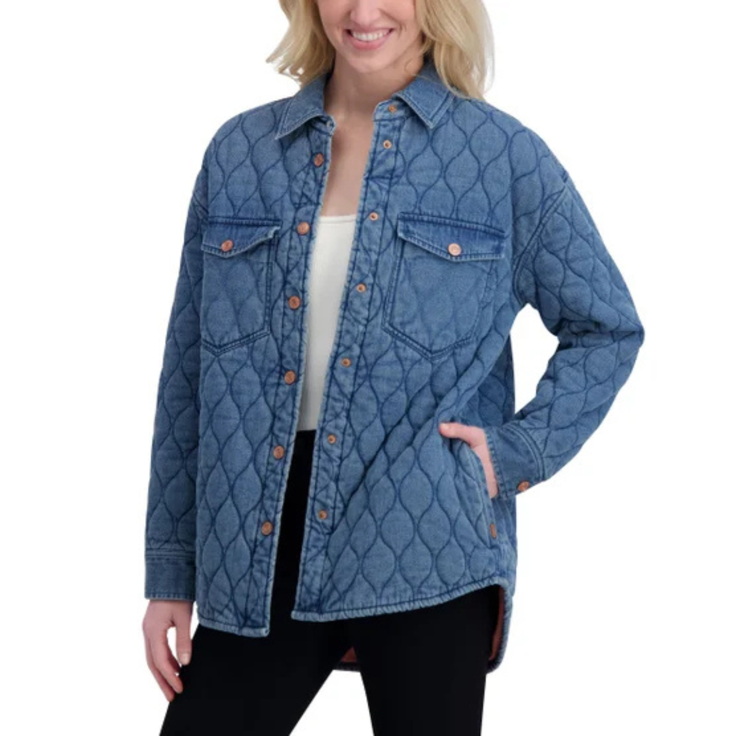 PEPE JEANS - Veste-Chemise en Denim pour Femme-Womens-Denim-Shirt-Jacket-Bleu-Blue-1922970-1927355