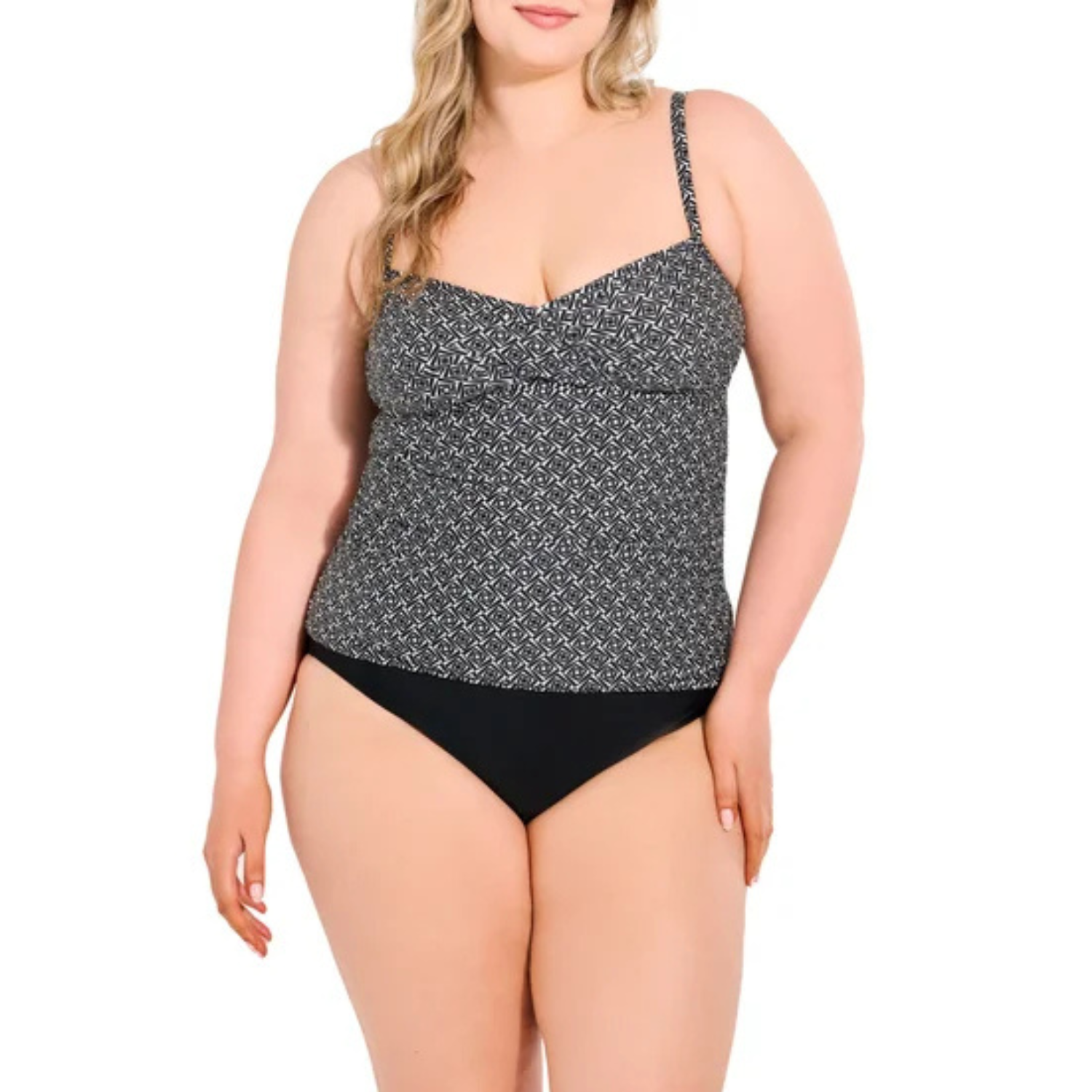 CHRISTINA - Haut de Maillot de Bain pour Femme-Womens-Tankini-Swim-Top-Noir-Black-1856367-1954149