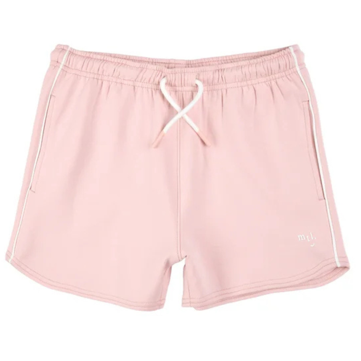 MILES THE LABEL - Paquet de 2 Shorts de Sport pour Fille-Girls-2-pack-Athletic-Shorts-Crème-rose-Cream-Rose-2634100- 1990125