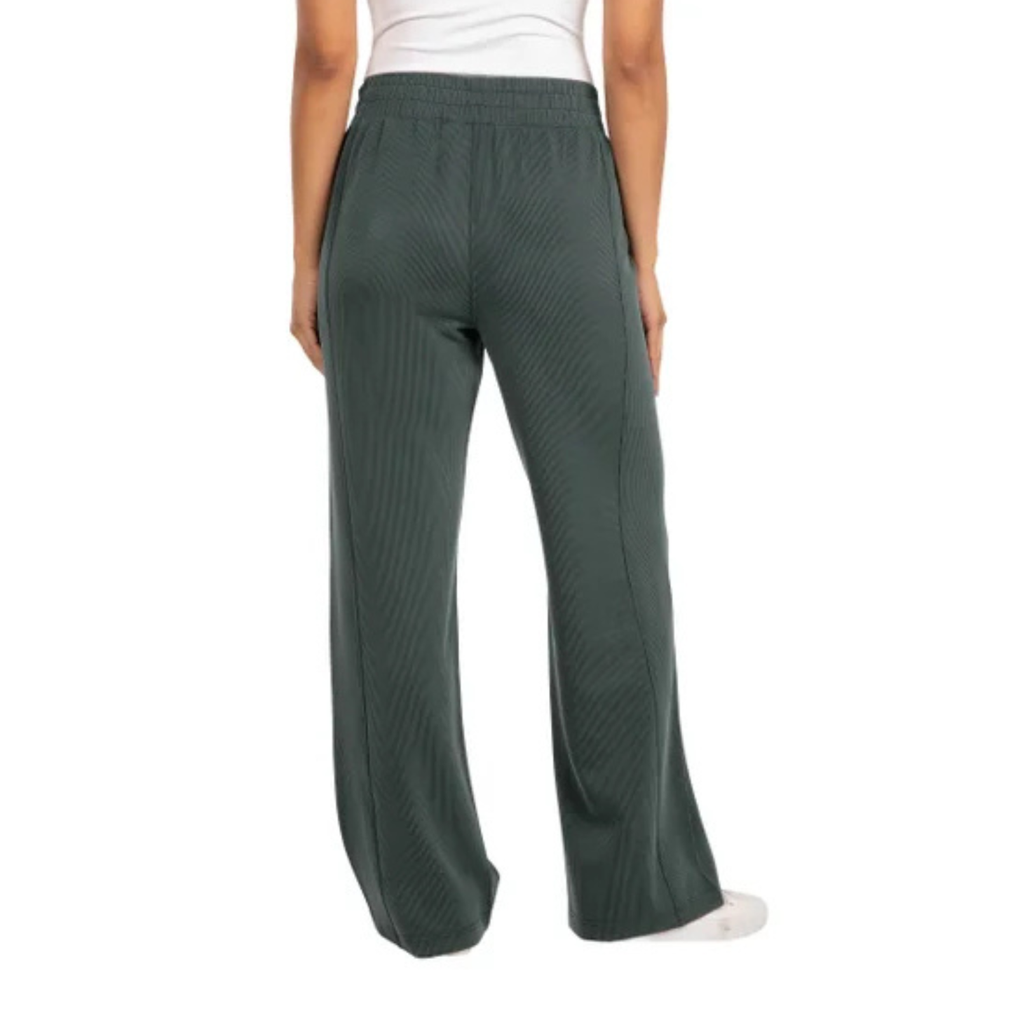 SPYDER - Pantalon Côtelé à Jambes Larges pour Femme-Womens-ribbed-wide-leg-pant-vert-green-1908470-1920863