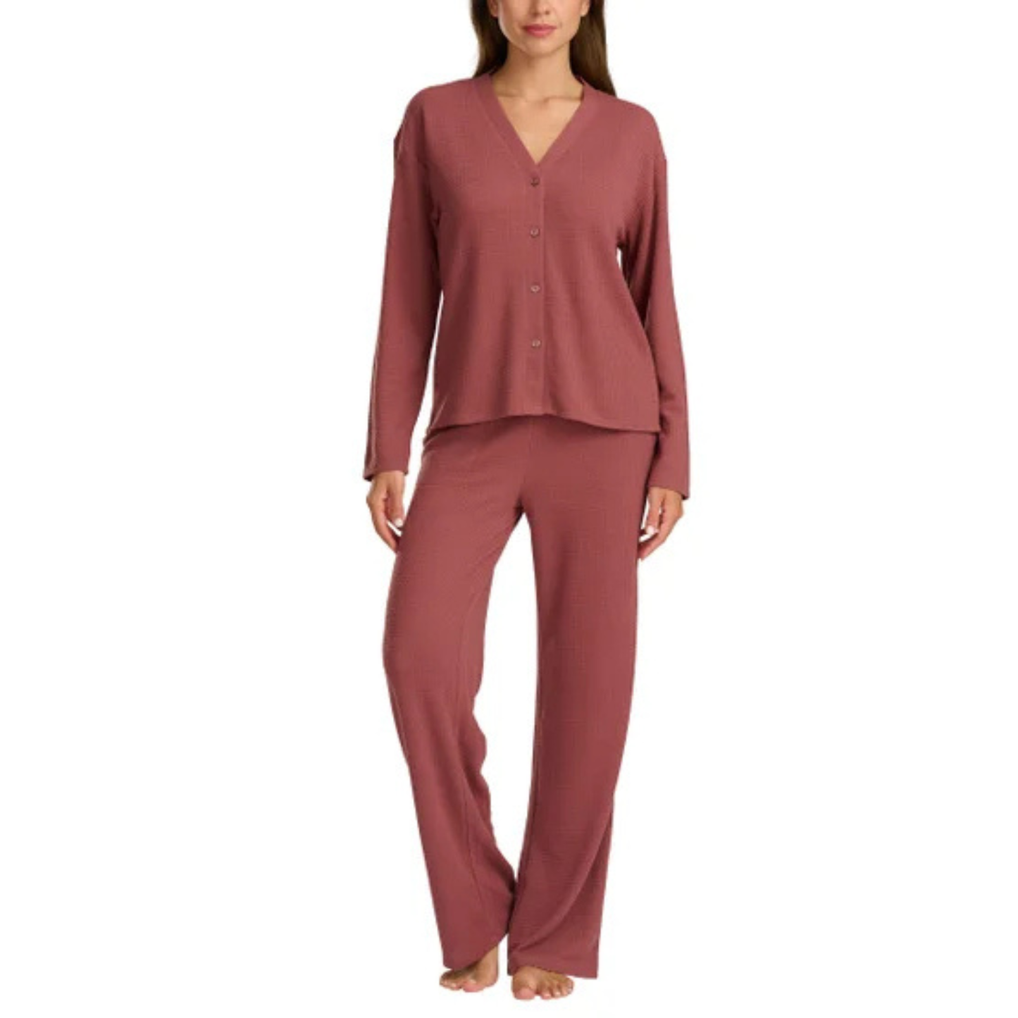 SPLENDID - Ensemble Pyjama 2 Pièces pour Femme-Womens-2-Piece-Pajama-Set-Rose-Foncé-Rouge-Dark-Pink-Red-1906295-1922287