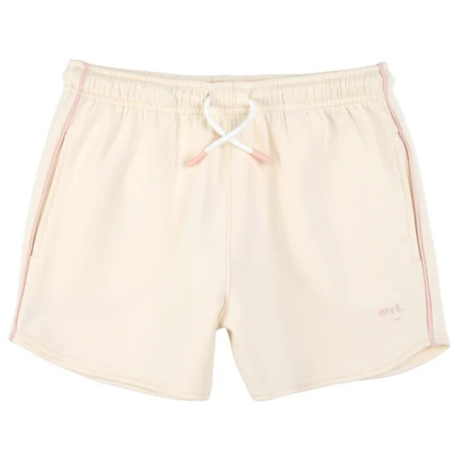 MILES THE LABEL - Paquet de 2 Shorts de Sport pour Fille-Girls-2-pack-Athletic-Shorts-Crème-rose-Cream-Rose-2634100- 1990125