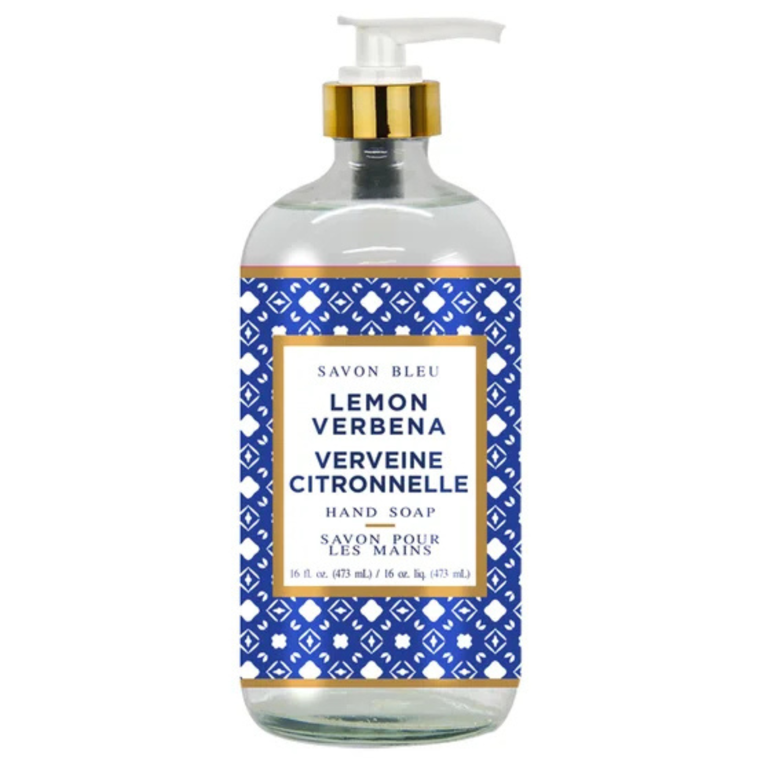 SAVON BLEU - Ensemble de 4 Bouteilles de Savons pour les Mains-Set-of-4-Hand-Soaps-in-Glass-Bottles-1994328