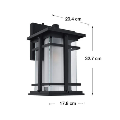 LUTEC -  Lanterne Murale à DEL pour l'Extérieur-Craftsman-Style-Outdoor-LED-Wall-Lantern-1806320