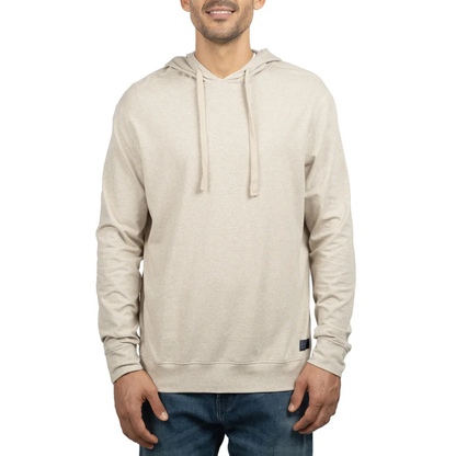 JACHS NEW YORK - Chandail Léger à Capuchon pour Homme-Mens-Lightweight-Pullover-Hoodie-Beige-1976654-1995254