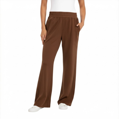 SPYDER - Pantalon Côtelé à Jambes Larges pour Femme-Womens-ribbed-wide-leg-pant-brun-brown-1908470-1920863