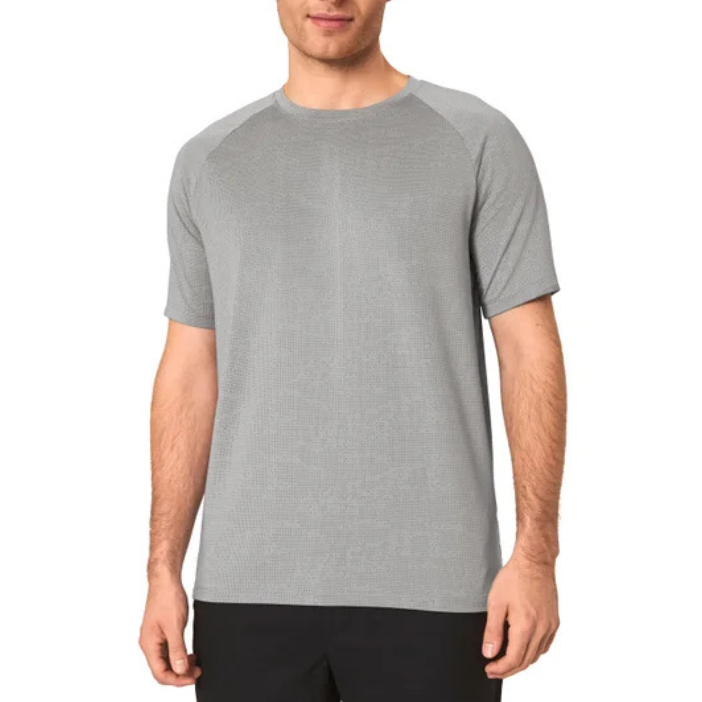 MONDETTA - Paquet de 2 Chandails Raglan Actif pour Homme-Mens-Active-Raglan-tee-2-pack-Vert-Gris-Green-Grey-1988074-2006848