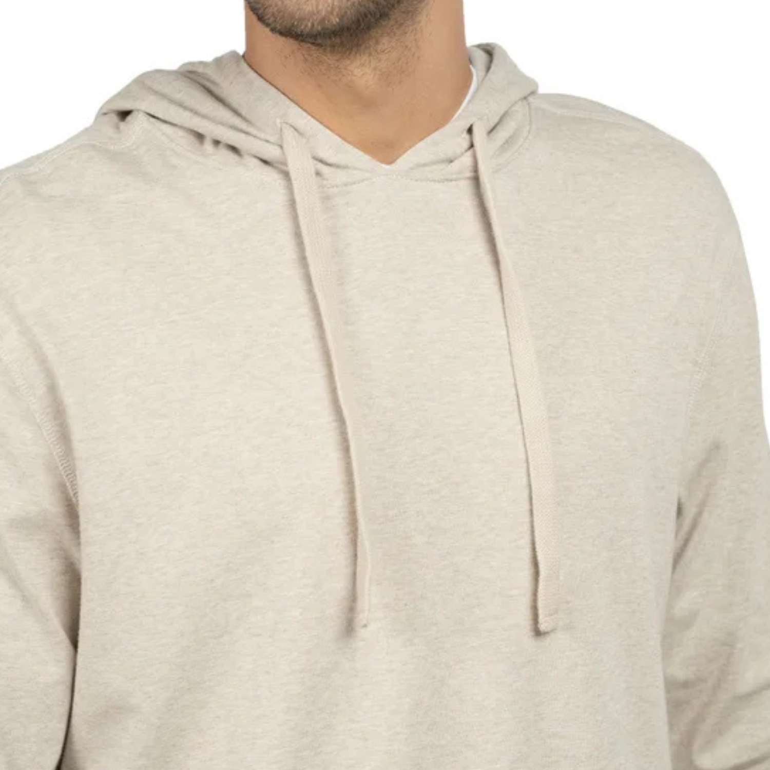 JACHS NEW YORK - Chandail Léger à Capuchon pour Homme-Mens-Lightweight-Pullover-Hoodie-Beige-1976654-1995254
