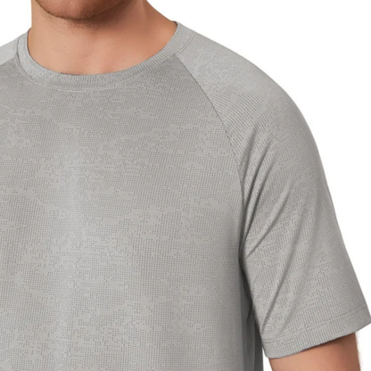 MONDETTA - Paquet de 2 Chandails Raglan Actif pour Homme-Mens-Active-Raglan-tee-2-pack-Vert-Gris-Green-Grey-1988074-2006848