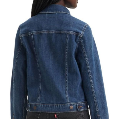 LEVI'S - Le Blouson Camionneur en Jeans pour Femme-Womens-The-trucker-Jacket-Bleu-Blue-1936536-1966347