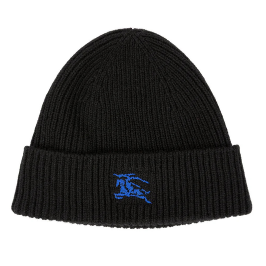 BURBERRY - Bonnet en Cachemire Côtelé-Ribbed-Cashmere-beanie-Noir-Black-1951086