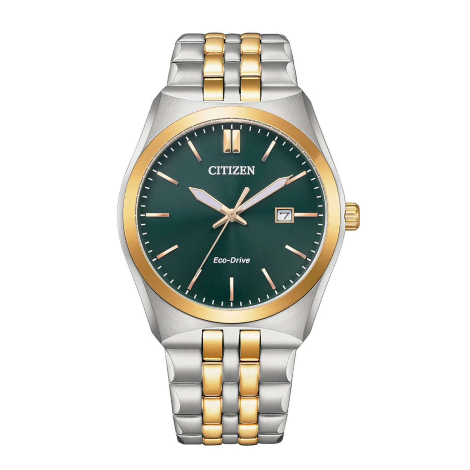 CITIZEN - Montre pour Homme-Mens-Watch-argent-or-vert-silver-gold-green-Modele-Model-BM7339-89X-Costco-2007280