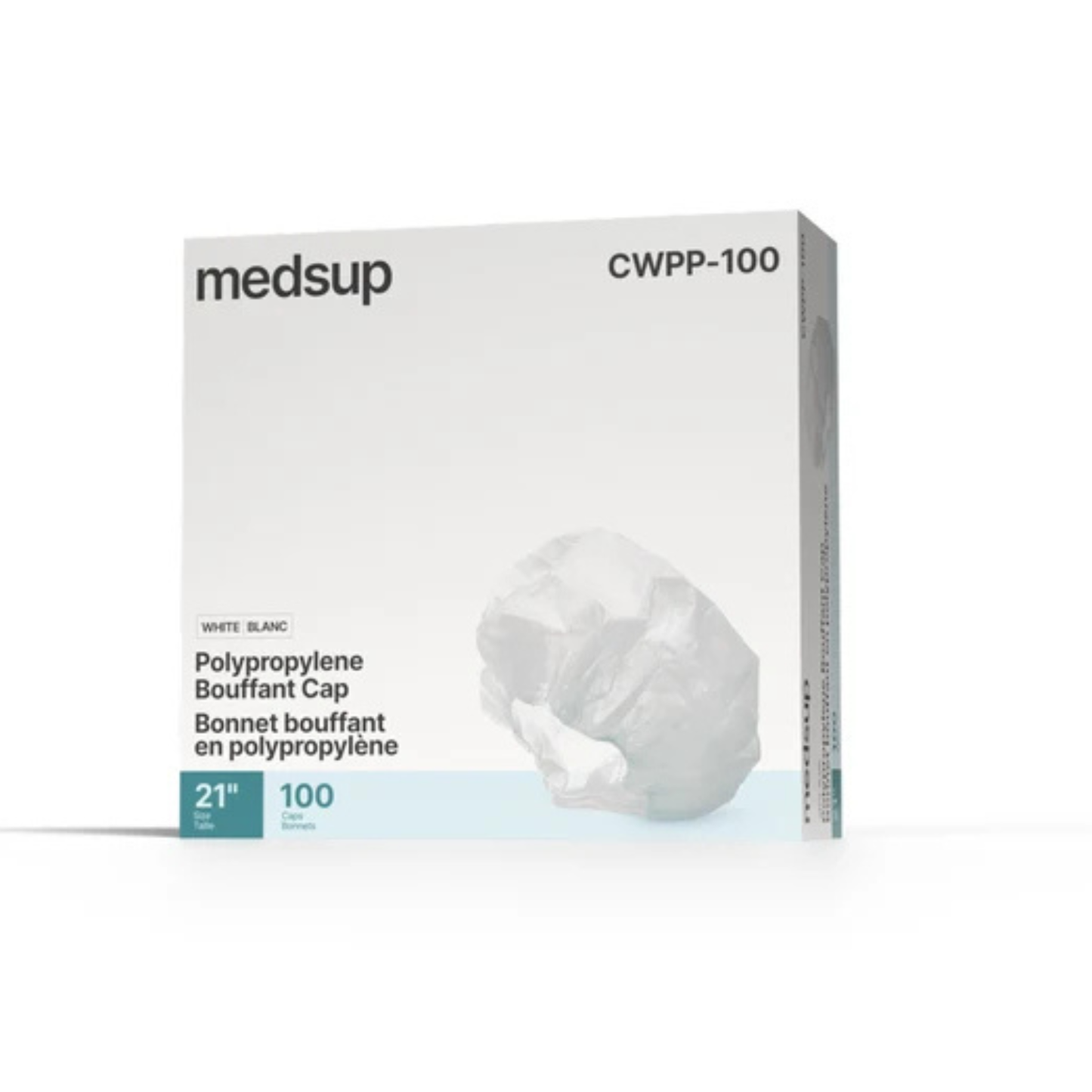 MEDSUP - Paquet de 100 Bonnets Bouffants en Polypropylène-100-pack-polypropylene-bouffant-cap-cwpp-100