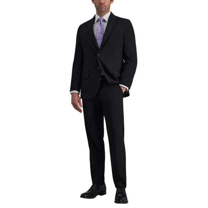 HAGGAR - Pantalon de Complet pour Homme-Mens-Suit-Pant-Noir-Black-1885300-1885301-1885302-1885303-1885304-1988169