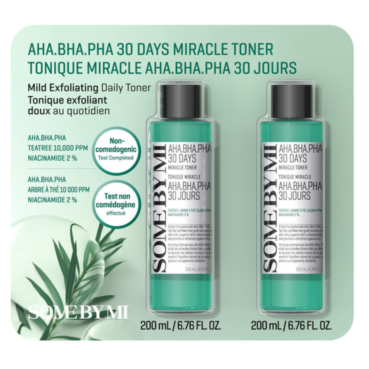 SOME BY MI -  Paquet de 2 Toniques Miracle AHA.BHA.PHA. 30 Jours-2-pack-30-days-Miracle Toner-1916649