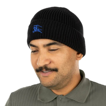 BURBERRY - Bonnet en Cachemire Côtelé-Ribbed-Cashmere-beanie-Noir-Black-1951086