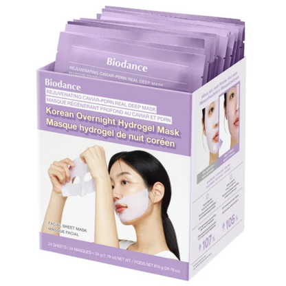 BIODANCE - Paquet de 24 Masques Régénérant Profond au Caviar et PDRN-24-pack-rejuvinating-caviar-PDRN-real-Deep-mask-2014316