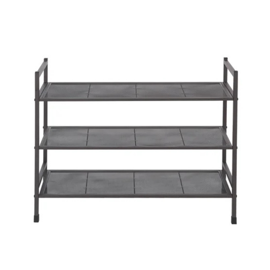NEATFREAK -  Range-Chaussures en Métal à 3 Niveaux Empilable-3-tier-stackable-metal-shoe-rack-1141080-5103400