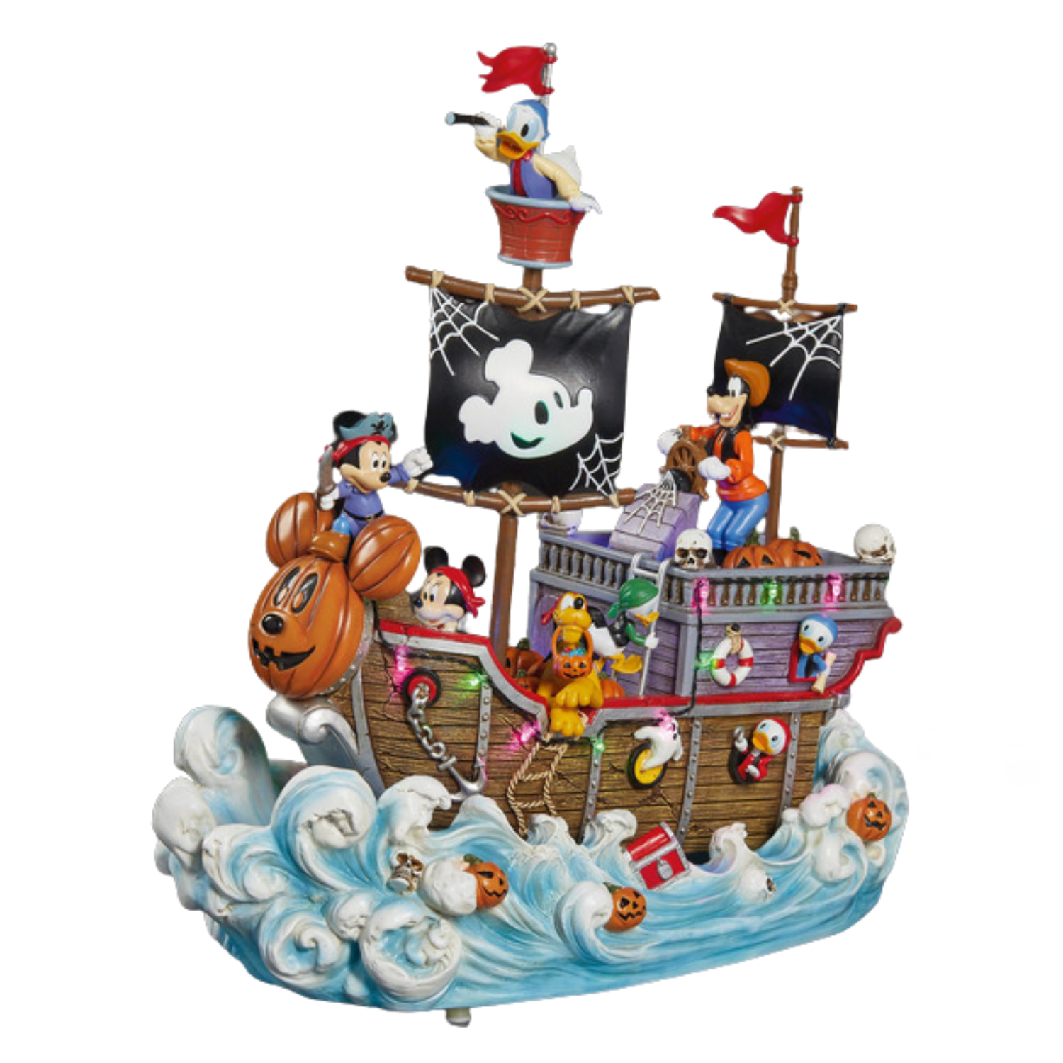 DISNEY - Bateau de Pirate animé avec Lumières et Musique-Halloween-animated-pirate-ship-with-lights-and-music-1784945