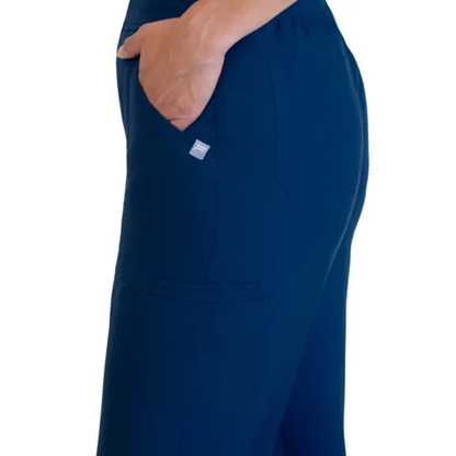 FRONTLINE - Pantalon d'Uniforme Médical pour Femme-Womens-Scrub-Bleu-Marine-Blue-Navy-1950240-