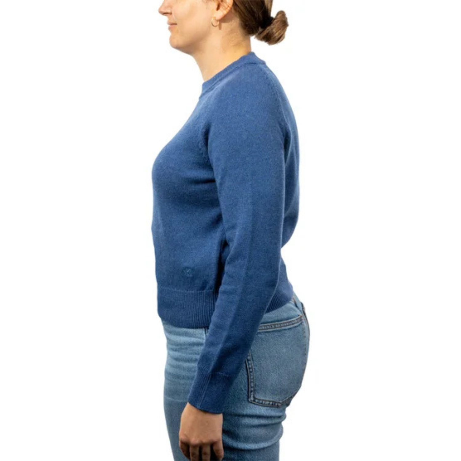 CALVIN KLEIN - Chandail en Tricot pour Femme-Womens-Crewneck-Sweater-bleu-Blue-1907975-1938135