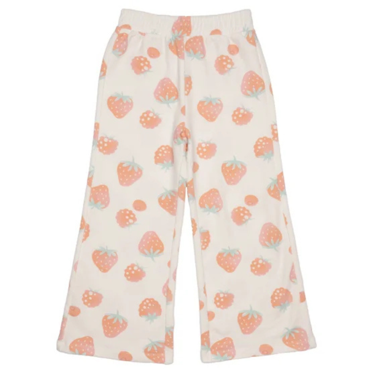 PEKKLE - Ensemble 2 Pièces pour Fille-Girls-2-piece-jogger-set-Blanc-crème-Fraise-white-cream-strawberry-1168899-1981678