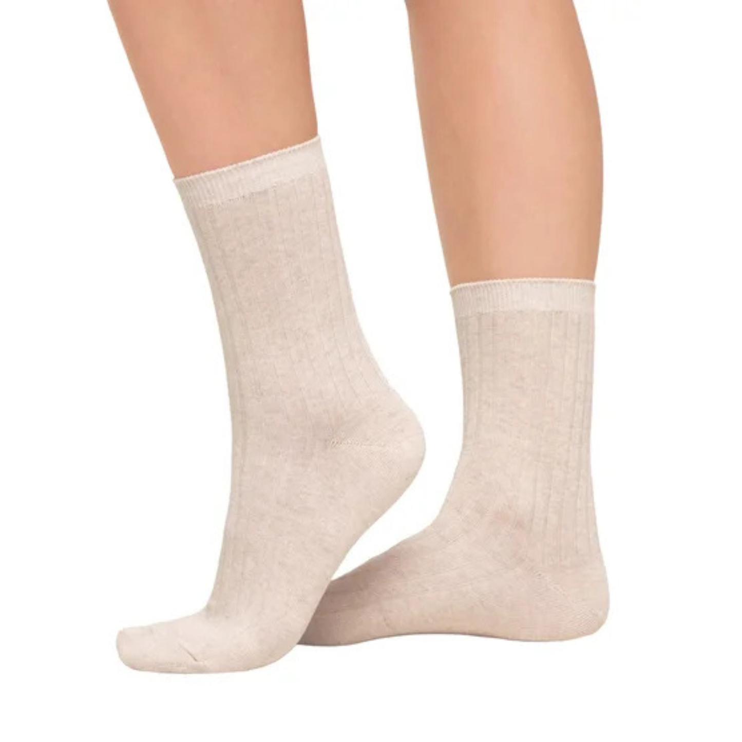 BANANA REPUBLIC - Paquet de 8 Paires de Chaussettes pour Femme-Womens-8-pairs-classic-crew-socks-beige-1960668