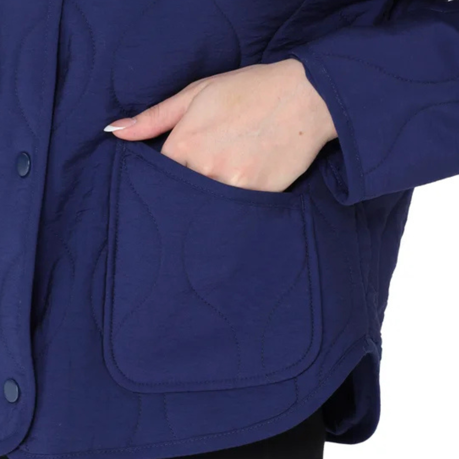 TAHARI - Veste Matelassée pour Femme-Womens-quilted-jacket-bleu-marine-bluenavy-1952292-1971968