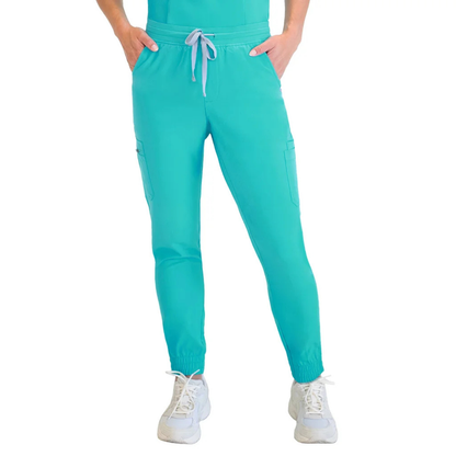 FRONTLINE - Pantalon d'Uniforme Médical pour Femme-Womens-Scrub-vert-Sarcelle-Green-Teal-1950252-1950241