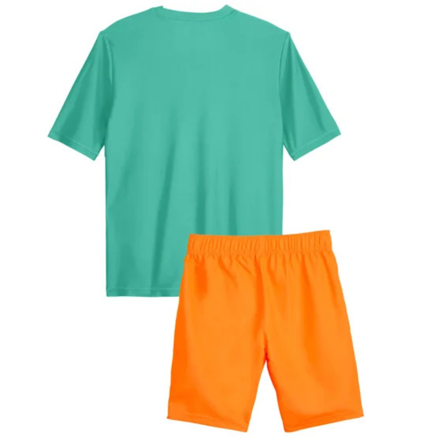 PUMA - Ensemble 2 Pièces Maillot Dermoprotecteur pour Garçon-Boys-rashguard-swin-set-2-piece-Orange-Turquoise-7325501-1969743