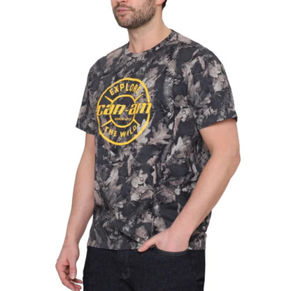 CAN-AM - Chandail Manches Courtes pour Homme-Mens-tshirt-Camouflage-Gris-Brun-Grey-Brown-1997335-2008521