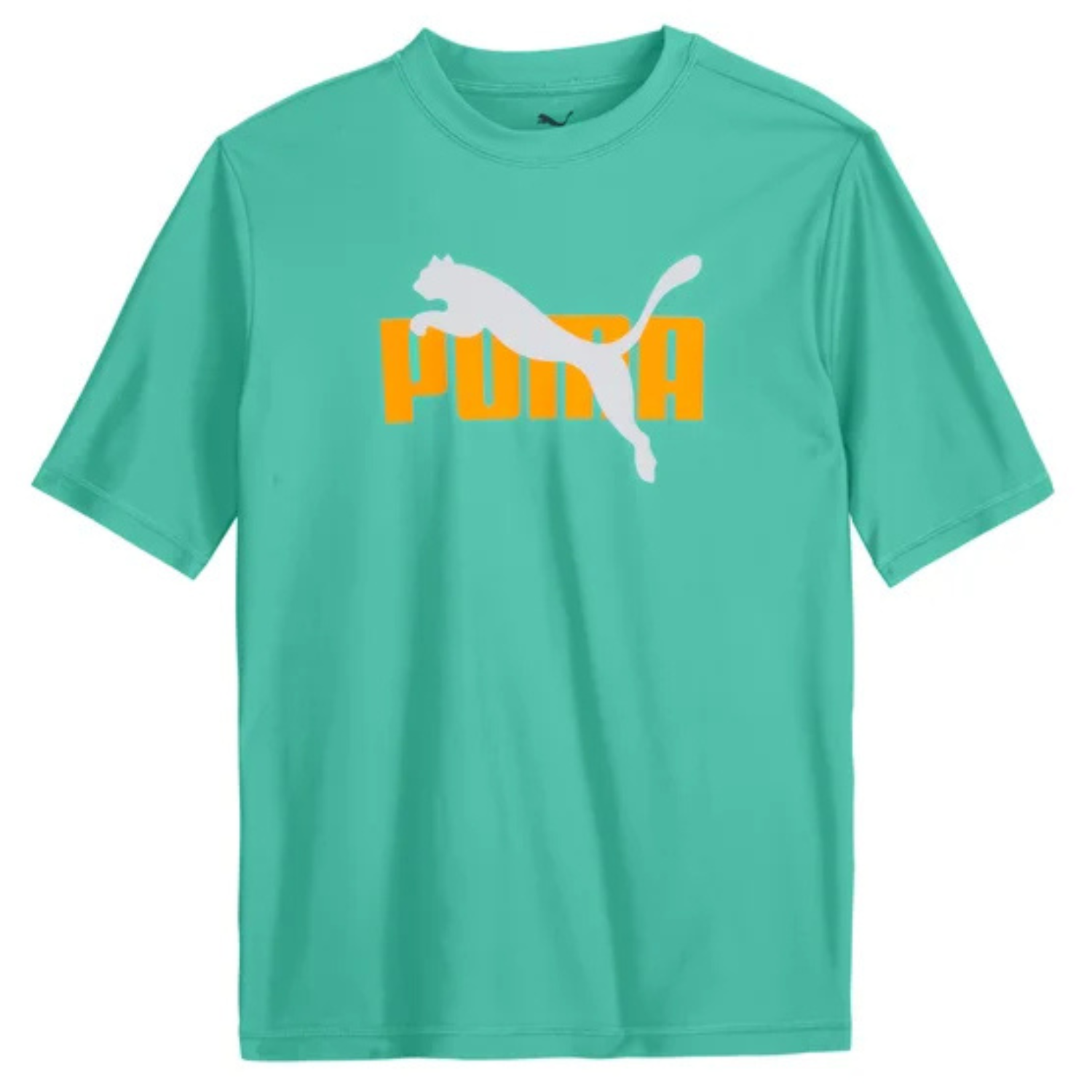 PUMA - Ensemble 2 Pièces Maillot Dermoprotecteur pour Garçon-Boys-rashguard-swin-set-2-piece-Orange-Turquoise-7325501-1969743