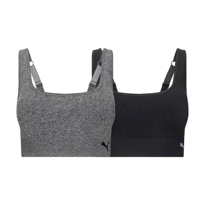 PUMA - Paquet de 2 Soutiens-Gorge Sport pour Femme-pack-women's-sport-bras-costco-2588671-noir-black-gris-grey-2